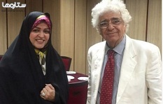 علاقه زهرا اشراقی به عکس انداختن با ستاره ها/عکس